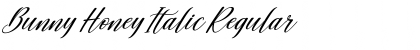 Download Bunny Honey Italic Font