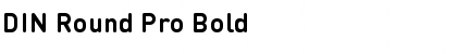DIN Round Pro Bold Font