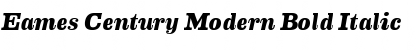 Eames Century Modern Bold Italic Font