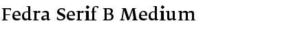 Fedra Serif B Medium