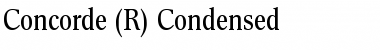 Download ConcordeCondensedBQ Font