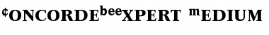 ConcordeBEExpert-Medium Font