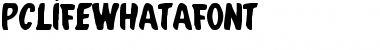 Download PCLifeWhatafont Font