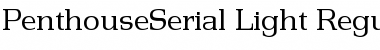 Download PenthouseSerial-Light Font