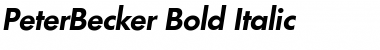 Download PeterBecker Font