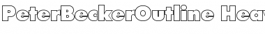 Download PeterBeckerOutline-Heavy Font
