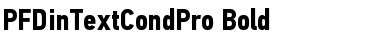 PF Din Text Cond Pro Font