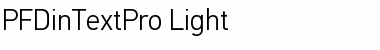 PF DinText Pro Light Font