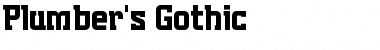 Download Plumber's Gothic Font