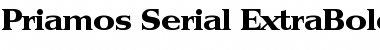Priamos-Serial-ExtraBold Regular Font