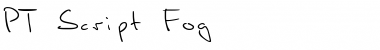 Download PT Script Fog Font