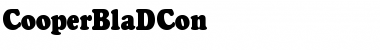 CooperBlaDCon Regular Font