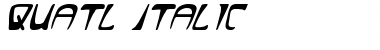 Download Quatl Italic Font