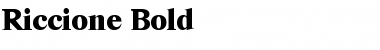 Download Riccione-Bold Font