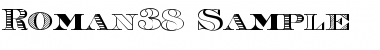 Roman38-Sample Normal Font