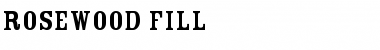 Rosewood Fill Font