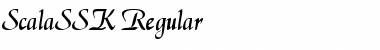 ScalaSSK Regular Font