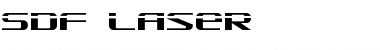 SDF Laser Font