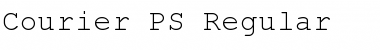 Courier-PS Regular Font