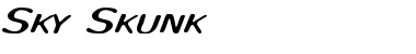 Download Sky Skunk Font
