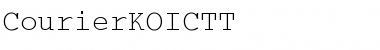 CourierKOICTT Regular Font