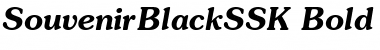 SouvenirBlackSSK Font