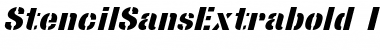 StencilSansExtrabold Font