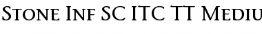 Download Stone Inf SC ITC TT Font