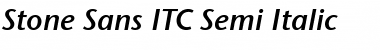 Download Stone Sans ITC Semi Font