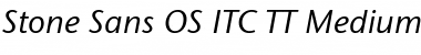 Stone Sans OS ITC TT Font
