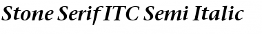 Download Stone Serif ITC Semi Font