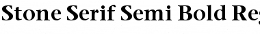 Download Stone Serif Semi Bold Font
