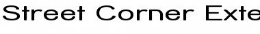 Download Street Corner Extend Font