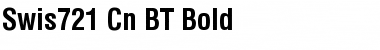 Swis721 Cn BT Bold Font