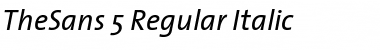 TheSans Regular Italic