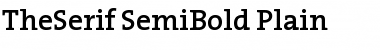 The Serif Semi Bold- Regular Font