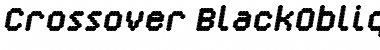 Crossover BlackOblique Font