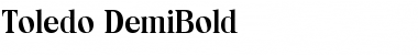 Download Toledo-DemiBold Font