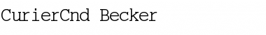 Download CurierCnd Becker Font