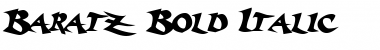 Baratz Bold Italic