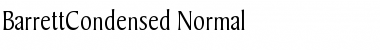BarrettCondensed Normal Font