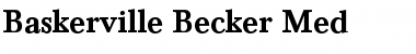 Baskerville Becker Med Font