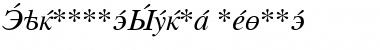 CyrillicSerif Italic Font