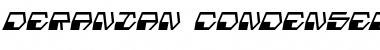 Deranian Condensed Italic Font