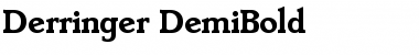 Download Derringer-DemiBold Font