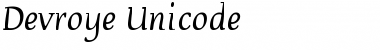 Download Devroye Unicode Font