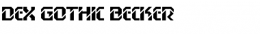 Download Dex Gothic Becker Font
