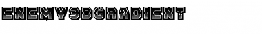 Download Enemy 3D Gradient Font