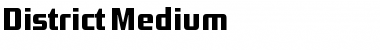Download District-Medium Font