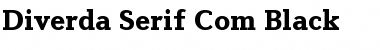 Diverda Serif Com Font